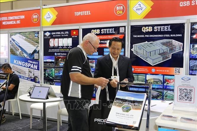 Un stand vietnamien au salon Sydney Build Expo 2025. Photo : VNA
