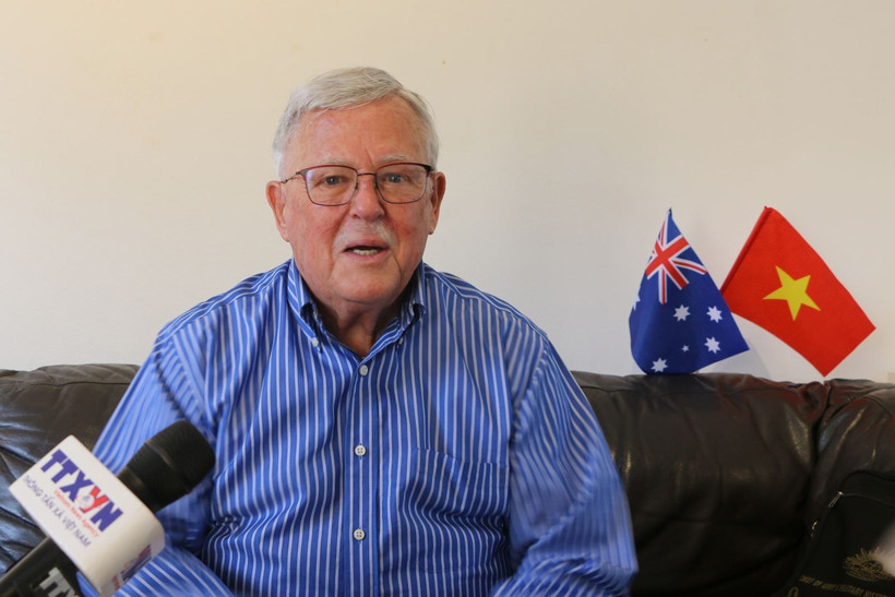 Le professeur Carl Thayer, de l’Académie de défense d'Australie (Université de New South Wales). Photo : VNA