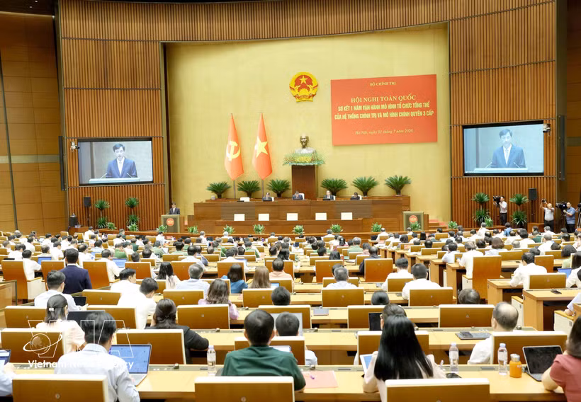 Panorama de la conférence. Photo : VNA