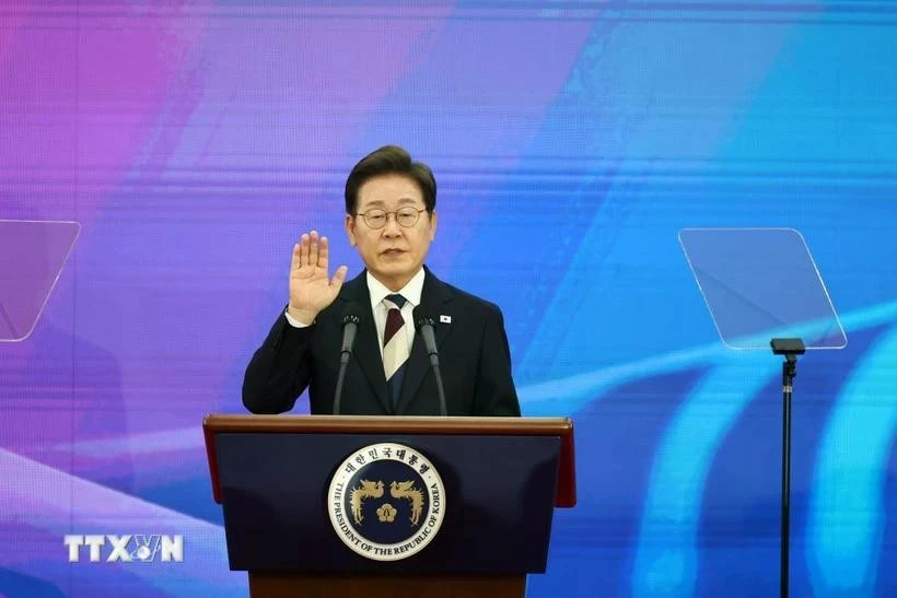 Lee Jae-myung, nouveau président de la République de Corée. Photo : Xinhua/VNA