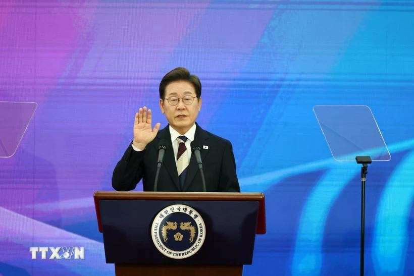 Lee Jae-myung, nouveau président de la République de Corée. Photo : Xinhua/VNA