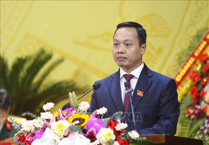Trân Tiên Dung élu secrétaire du Comité provincial du Parti de Diên Biên pour le mandat 2025-2030. Photo : VNA