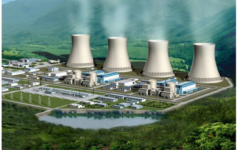 La conception du projet de centrale nucléaire de Ninh Thuân publiée en 2016. Photo : baochinhphu.vn