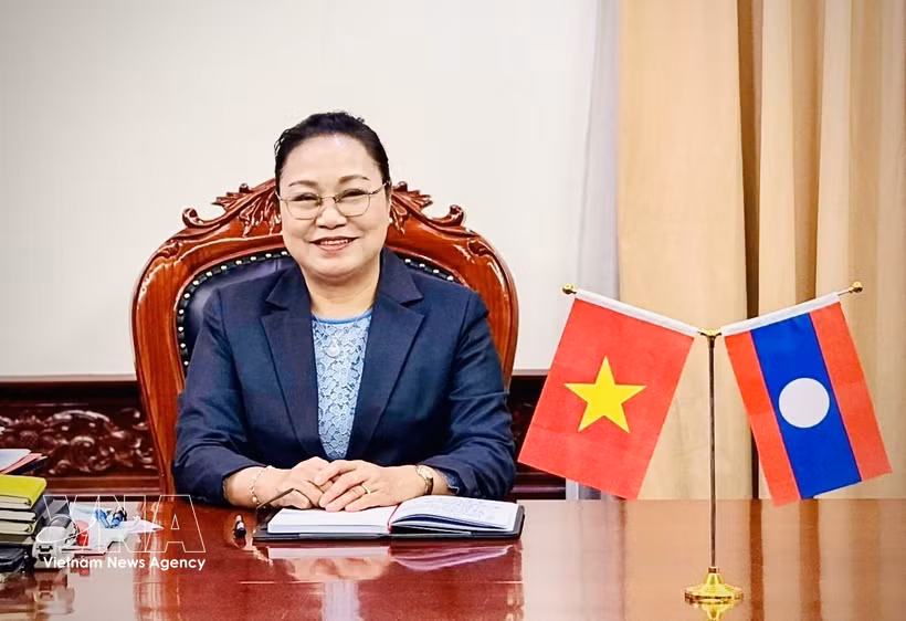 L’ambassadrice du Laos au Vietnam, Khamphao Ernthavanh. Photo : VNA