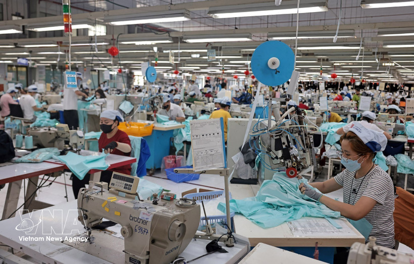 Les textiles et les vêtements constituent l'un des principaux produits d'exportation du Vietnam vers la Russie. Photo : VNA