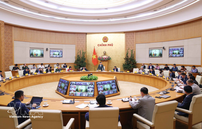 Lors de la réunion. Photo : VNA