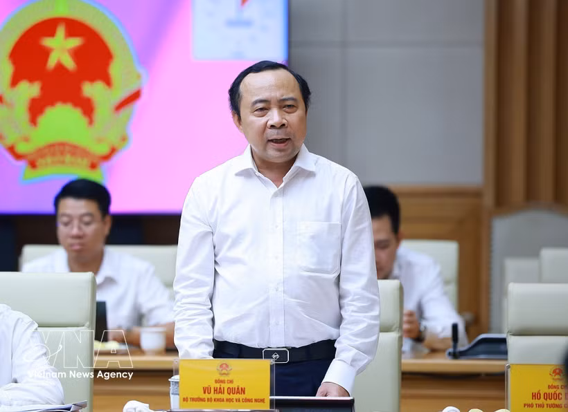 Le ministre vietnamien des Sciences et des Technologies Vu Hai Quan. Photo : VNA