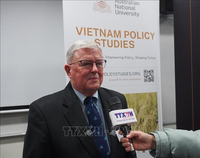 Le professeur Carl Thayer, spécialiste sur le Vietnam à l’Académie de défense d’Australie, relevant de l’Université de New South Wales. Photo : VNA