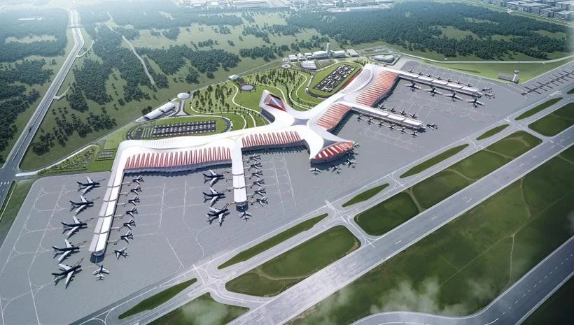 Vue de l'aéroport international de Phu Quoc. (Photo : Sun Group)