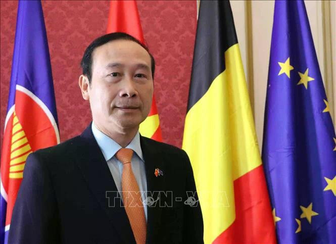 L'ambassadeur du Vietnam en Belgique, Nguyên Van Thao, chef de la délégation du Vietnam auprès de l'Union européenne (UE). Photo : VNA