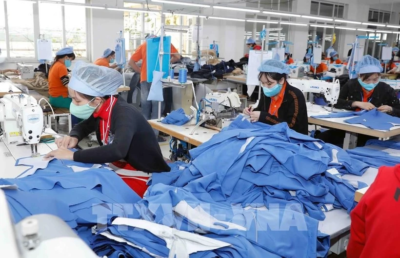 En 2024, le commerce extérieur du Vietnam a atteint plus de 786 milliards de dollars. La balance commerciale a enregistré un excédent de 24,77 milliards de dollars. Photo : VNA