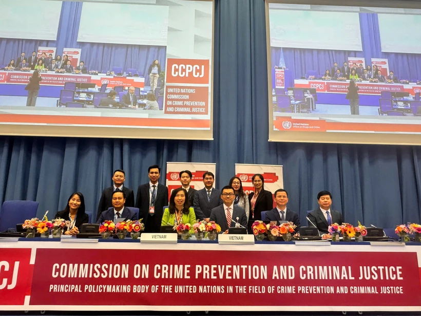 Le Vietnam à la 34e session de la Commission pour la prévention du crime et la justice pénale. Photo : Mofa