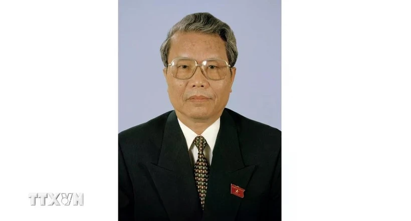 Le camarade Tran Duc Luong, ancien membre du Bureau Politique (BP), ancien président vietnamien. Photo : VNA