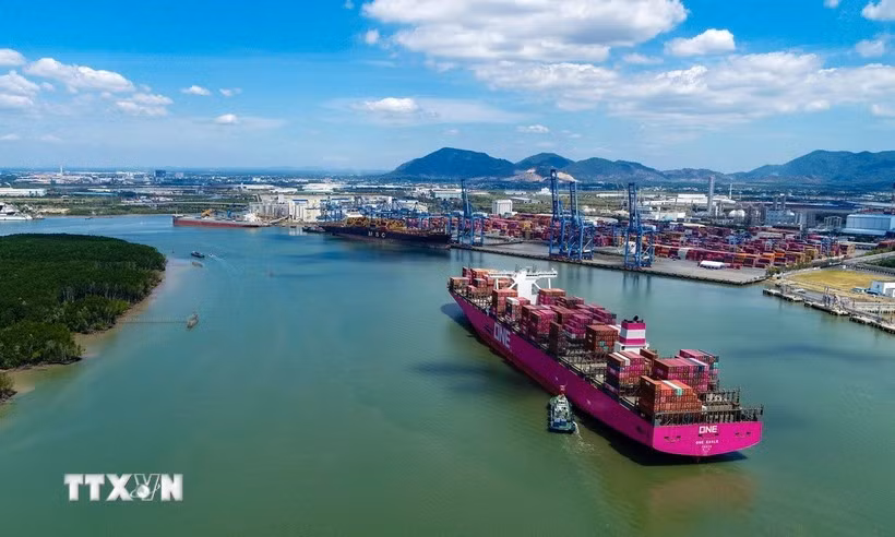 Port international de Tan Cang-Cai Mep. (Photo : VNA)