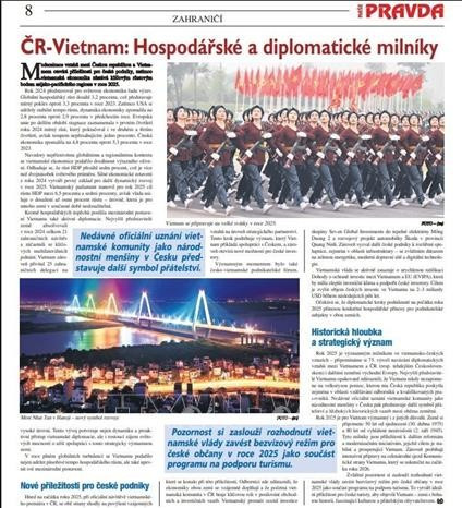 L'article sur le quotidien tchèque Nasepravda.Photo : capture de l'écran