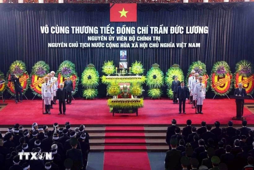 À l’annonce du décès de Tran Duc Luong, ancien président du Vietnam, des dirigeants de nombreux pays ont adressé leurs condoléances au pays. Photo : VNA