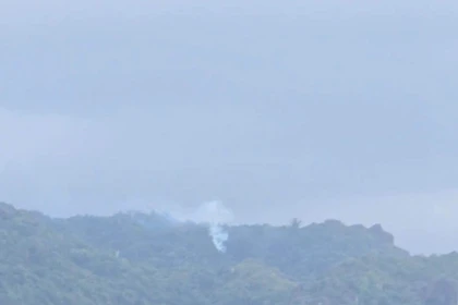 Le lieu du crash. Photo: VNA