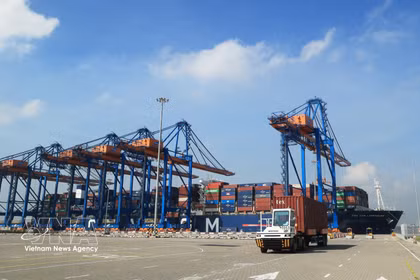 Le port international Gemalink. Photo: VNA