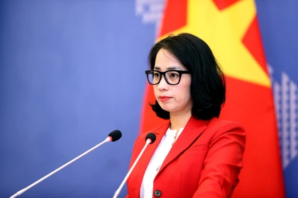 La porte-parole du ministère des Affaires étrangères, Pham Thu Hang. Photo: Ministère des Affaires étrangères