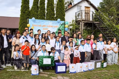 Camp d’été de langue vietnamienne 2026. Photo: VNA