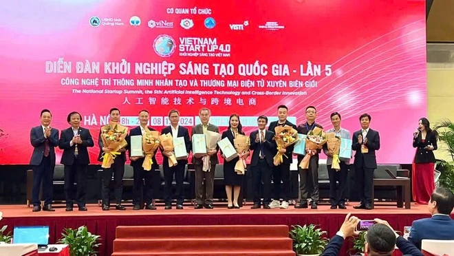 Le 5e Forum national des startups innovantes (Vietnam Startup 2024). Photo : VietnamPlus