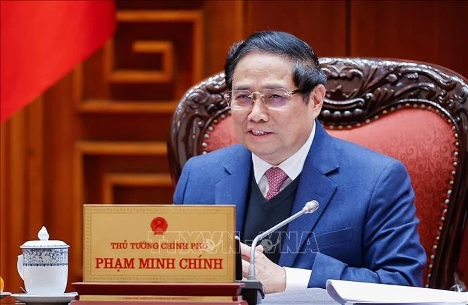 Le Premier ministre Pham Minh Chinh. Photo : VNA