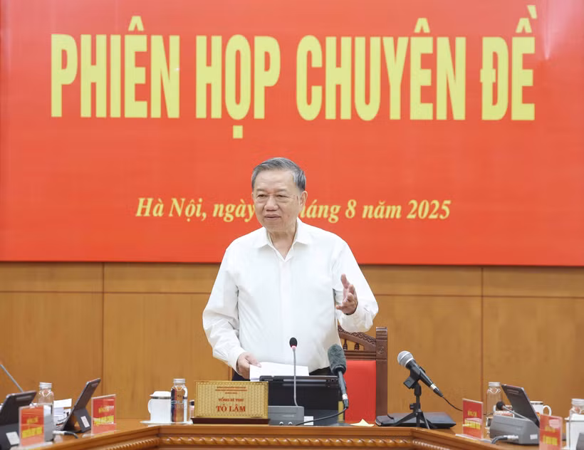 Le secrétaire général du Parti communiste du Vietnam, Tô Lâm. Photo : VNA