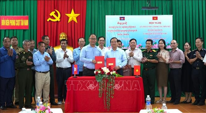 Accord sur le plan d’inauguration du poste frontalier international Tân Nam – Meun Chey