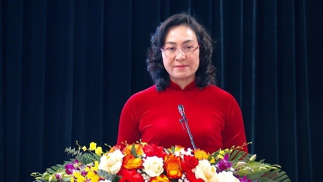 Phan Thi Thang, vice-ministe de l’Industrie et du Commerce. Photo: VGP