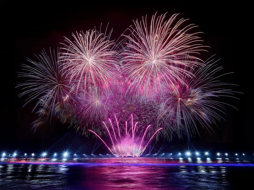 Spectacle « Symphonie de l'île verte » est créé en seulement deux mois. Photo : Sun Group