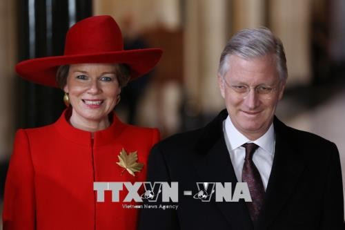 Le roi Philippe et la reine Mathilde de Belgique. Photo : VNA