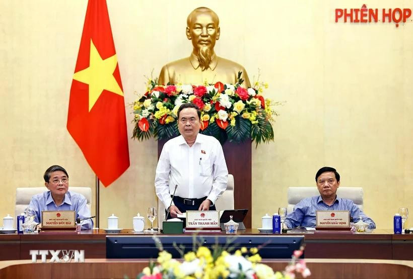 Le président de l'Assemblée nationale Tran Thanh Man. Photo : VNA