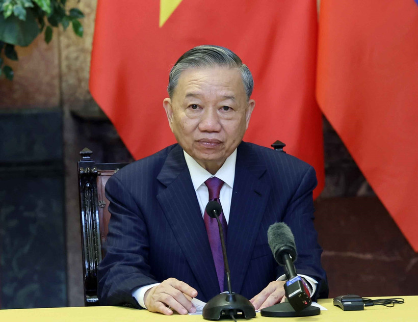 Le secrétaire général du Comité central du Parti communiste du Vietnam To Lam. Photo : VNA
