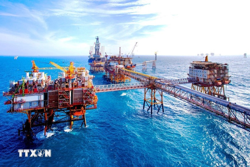 Les recettes issues du pétrole brut de la ville se sont élevées à 45 257 milliards de dôngs en 2025. Photo d'illustration : VNA