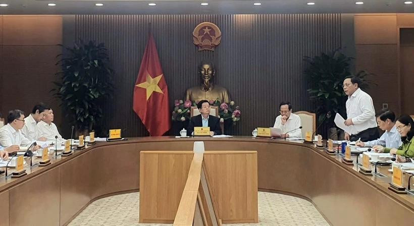 La réunion consacrée aux questions socio-économiques, dont l'organisation du Vesak des Nations Unies 2025. Photo : VNA