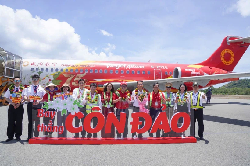 La compagnie aérienne Vietjet inaugure le 19 avril deux nouvelles liaisons directes reliant Hanoï et Hô Chi Minh-Ville vers l'île de Con Dao.