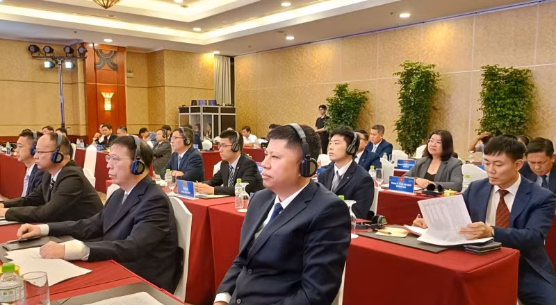 La réunion évaluant les résultats de la coopération Vietnam-Chine dans la lutte contre l’immigration illégale. Photo : cand.com.vn