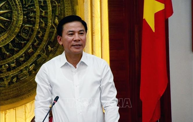 Đô Trong Hung, actuellement vice-président de la Commission centrale de l’Organisation du Parti, ancien secrétaire du Comité provincial du Parti. Photo : VNA