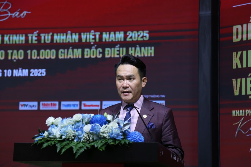 Dang Hong Anh, président de l’Association des jeunes entrepreneurs du Vietnam et du VPSF 2025. Photo : VNA