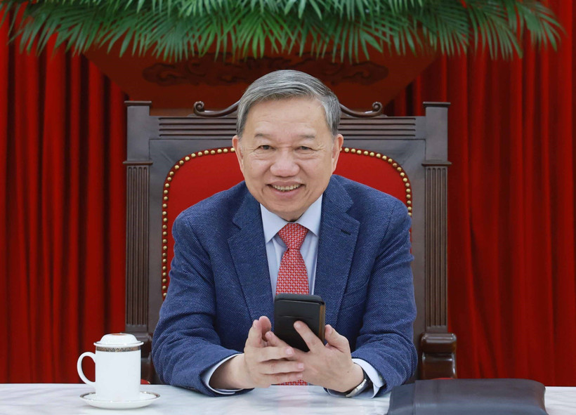 Le secrétaire général du Comité central du Parti communiste du Vietnam To Lam. Photo : VNA