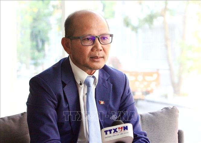 Uch Leang, directeur par intérim du Département de recherche Asie-Afrique et Moyen-Orient à l’Académie des relations internationales du Cambodge (relevant de l’Académie royale du Cambodge). Photo : VNA