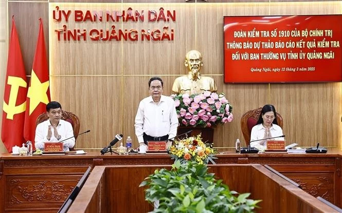 Le président de l'Assemblée nationale du Vietnam Tran Thanh Man. Photo : VNA