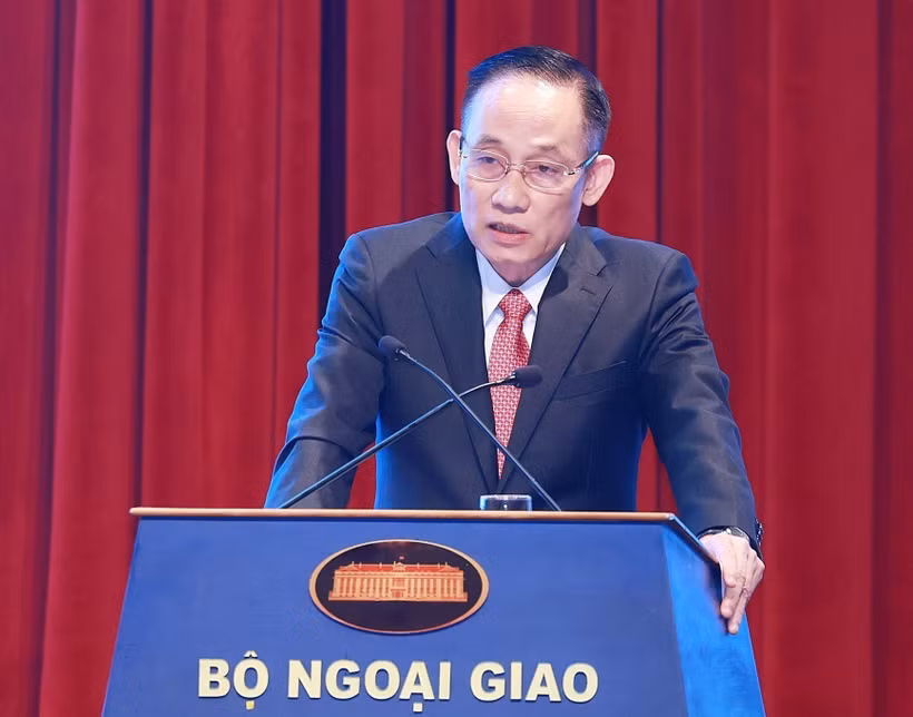 Le ministre des Affaires étrangères Le Hoai Trung. Photo : VNA