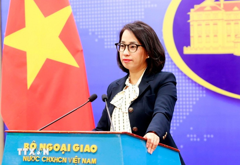 la porte-parole du ministère vietnamien des Affaires étrangères. Photo : VNA