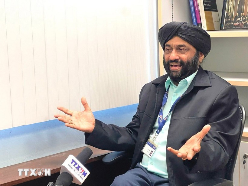 Le professeur Bilveer Singh, vice-doyen de la faculté de sciences politiques de l’Université nationale de Singapour. Photo : VNA