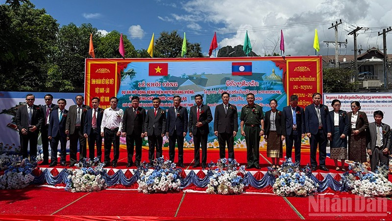 Lancement du projet d’extension de l’hôpital de district de Vang Vieng, Laos