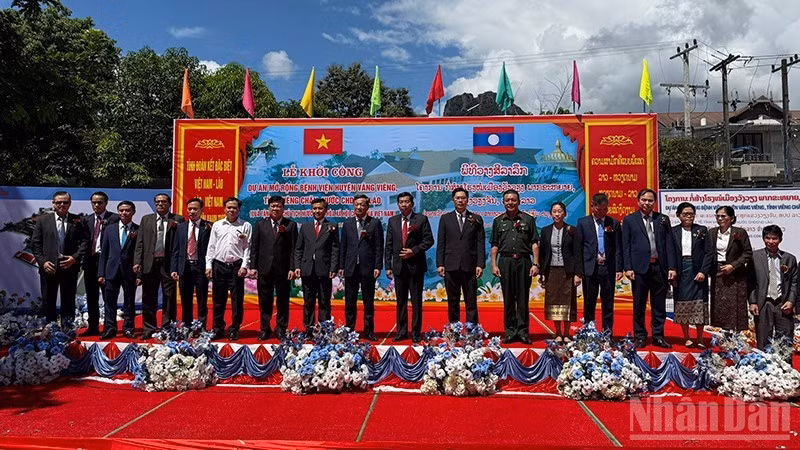 Lancement du projet d’extension de l’hôpital de district de Vang Vieng, Laos
