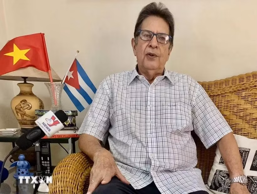 Fredesmán Turró González, ancien ambassadeur de Cuba au Vietnam et actuel vice-président de l'Association d'amitié Cuba-Vietnam. Photo : VNA
