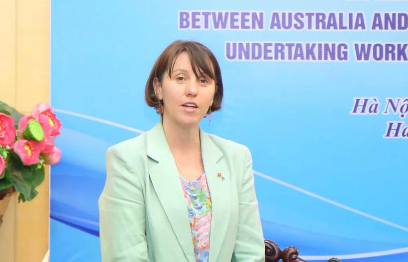 La chargée d'affaires de l'ambassade d'Australie au Vietnam, Renée Deschamps. Photo : VNA
