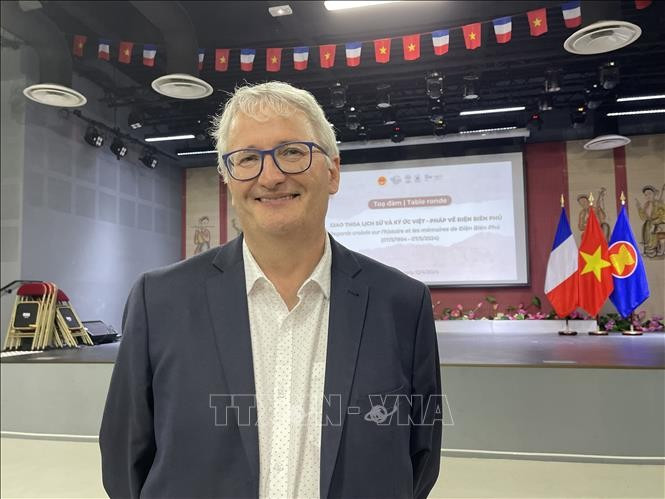 Eric Coudray. professeur d’histoire-géographie à Annecy, spécialiste de la guerre d’Indochine et docteur en histoire contemporaine de l’Université Paul-Valéry Montpellier. Photo : VNA